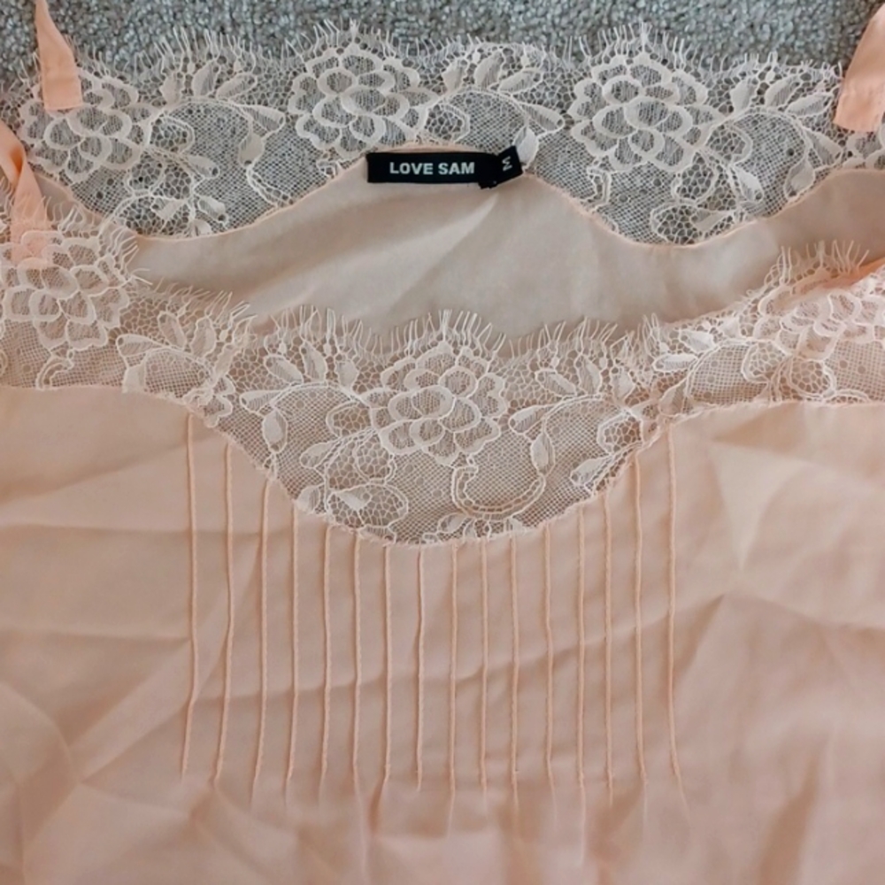 Pink peach love sam sexy top